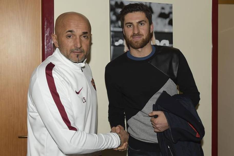 Il nuovo difensore con Luciano Spalletti. Getty Images
